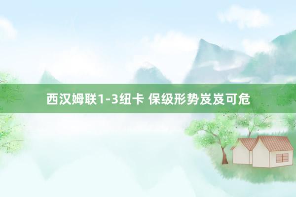 西汉姆联1-3纽卡 保级形势岌岌可危