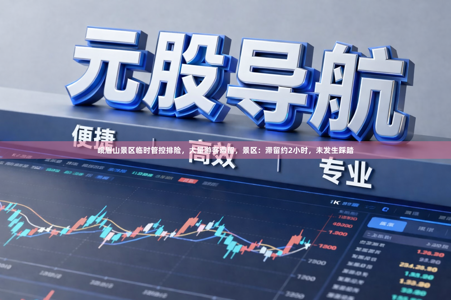 峨眉山景区临时管控排险，大量游客滞留，景区：滞留约2小时，未发生踩踏